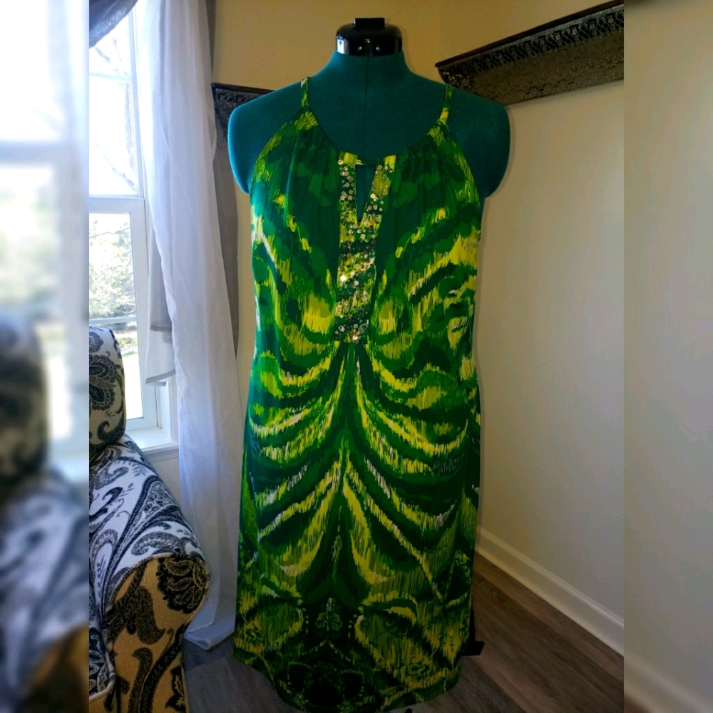 Knit Sundress with keyhole embellishment